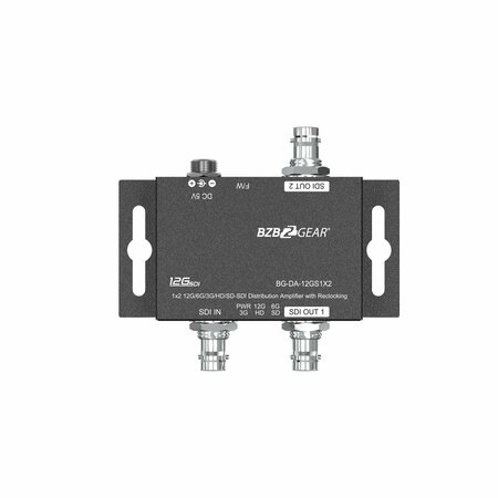 BZBGEAR 4K UHD 12G-SDI 1x2 Splitter/Distribution Amplifier BG-DA-12GS1X2
